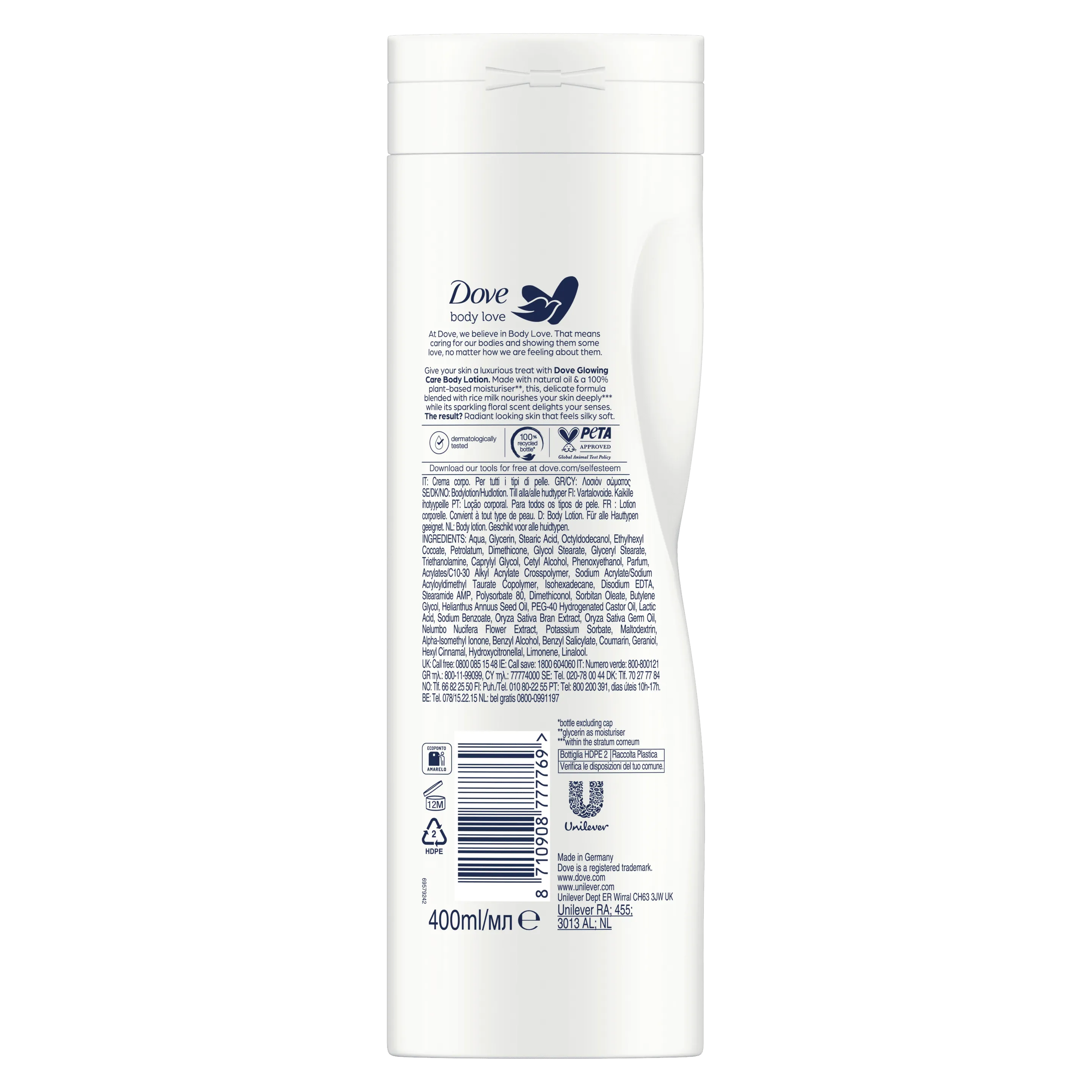 Dove Body Love Glowing Care Body Lotion - 400ml