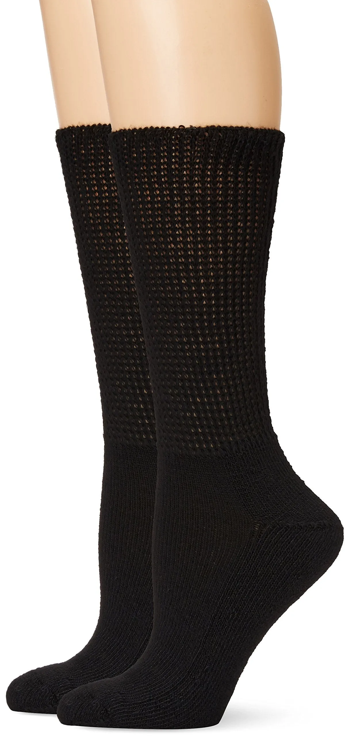 Dr. Scholl's Women's Extra Wide Diabetic 2 Pack Crew
