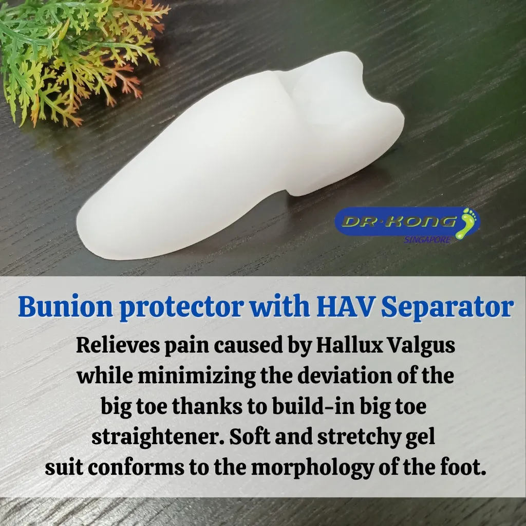 DR.KONG BIO-GEL-BUNION PROTECTOR WITH HAV SEPARATOR ACCESSORIES DK-DKA50-F