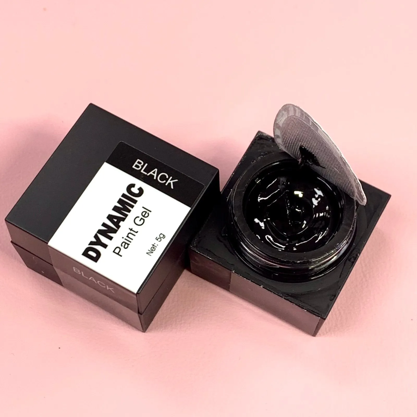 Dynamic BLACK painting gel (thick texture gel polish)