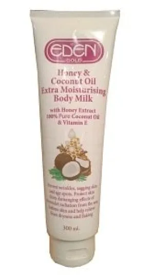Eden Moisturising Body Milk Honey & Coconut 300 ml