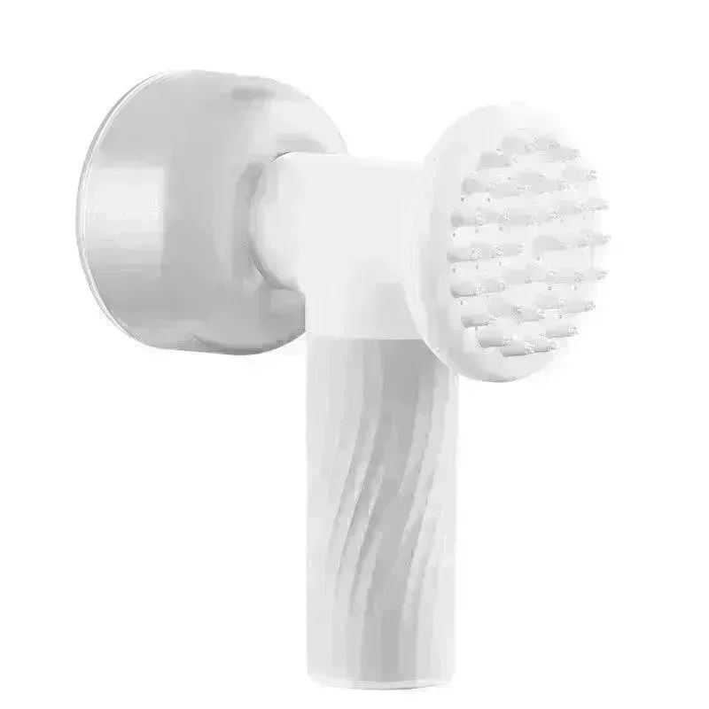 Electric Automatic Foaming Pet Bath Brush with Soap Dispenser