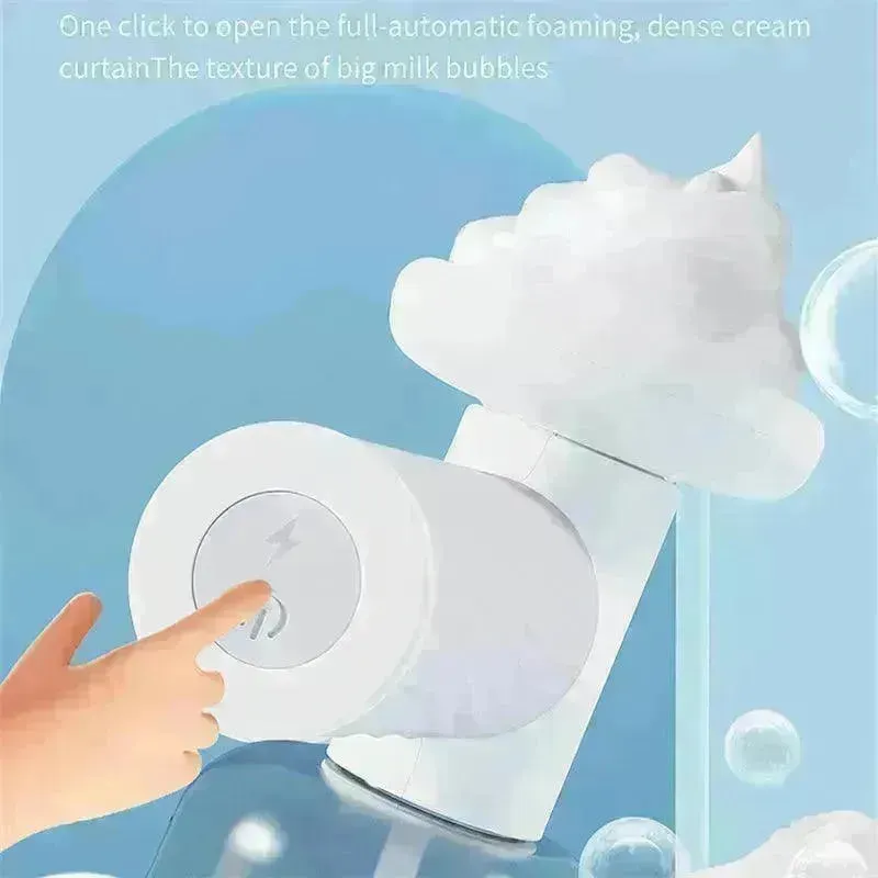 Electric Automatic Foaming Pet Bath Brush with Soap Dispenser