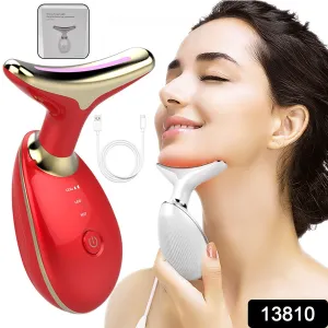 Electric Face Massager LED Photon Beauty Device (1 Pc)