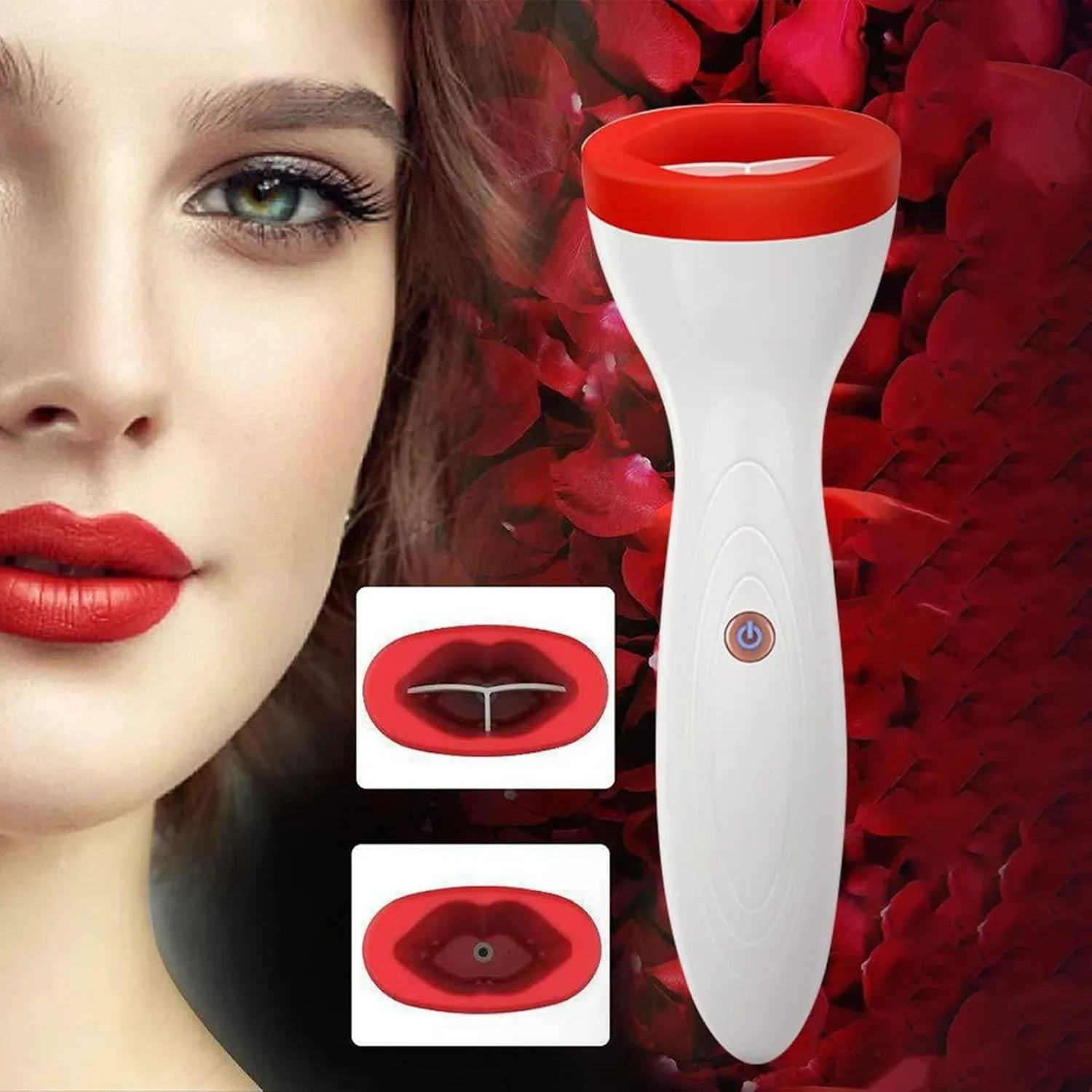 Electric Silicone Rechargeable Lip Beauty Device