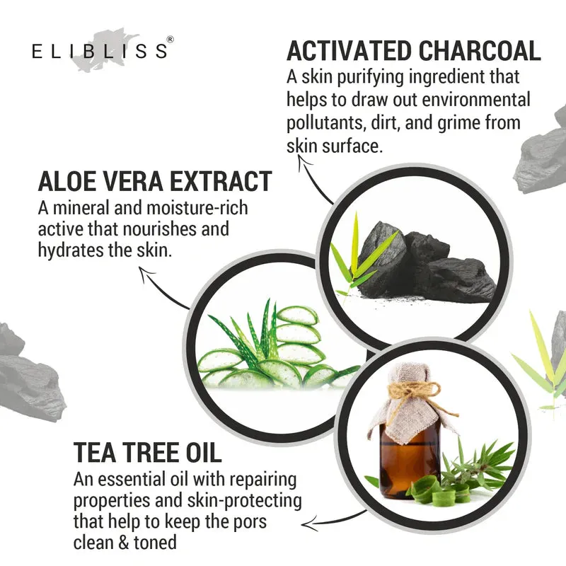 Elibliss Charcoal Face Wash