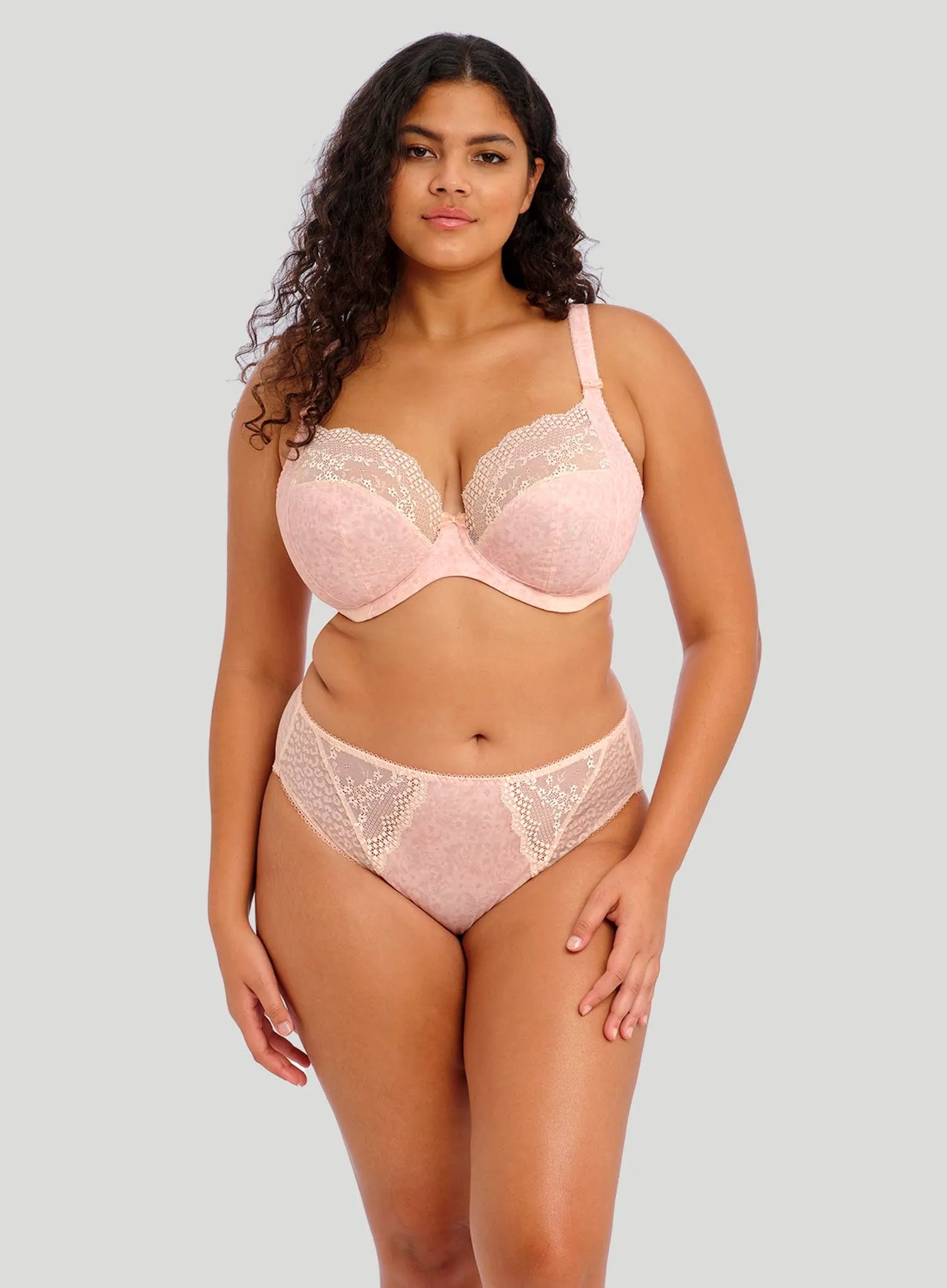 Elomi: Lucie Stretch Plunge Bra Pale Blush