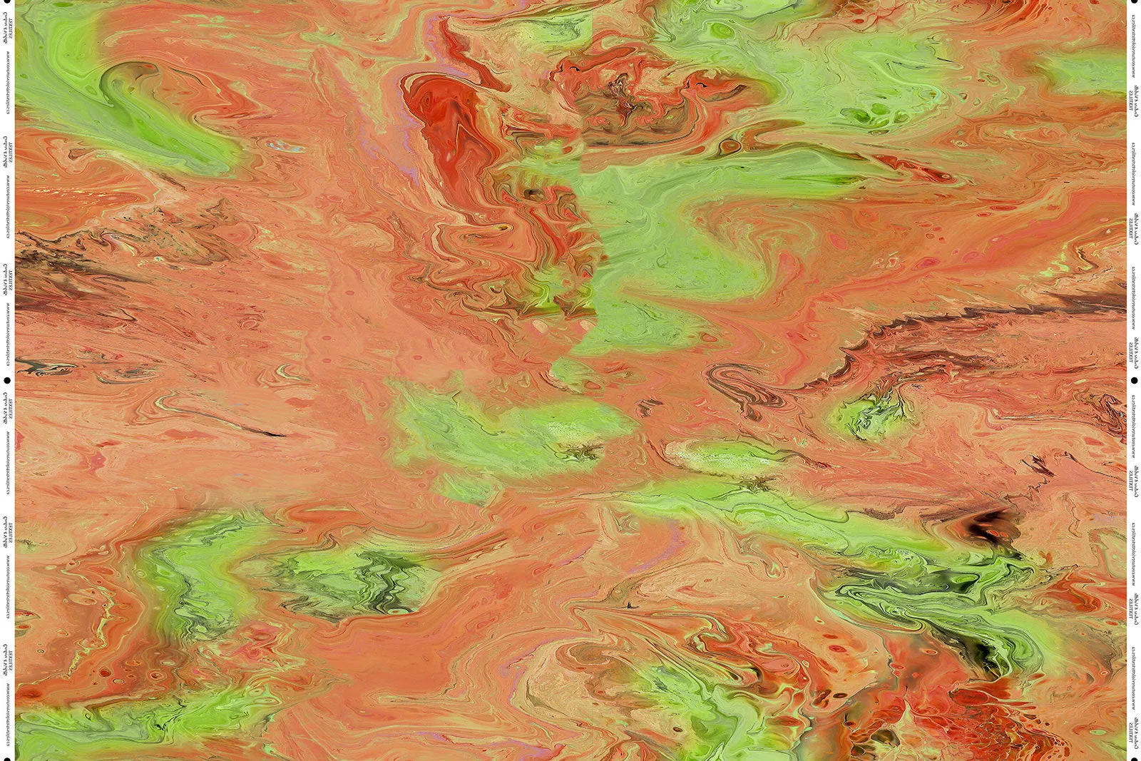 Emulsion resin - Grand - Red green