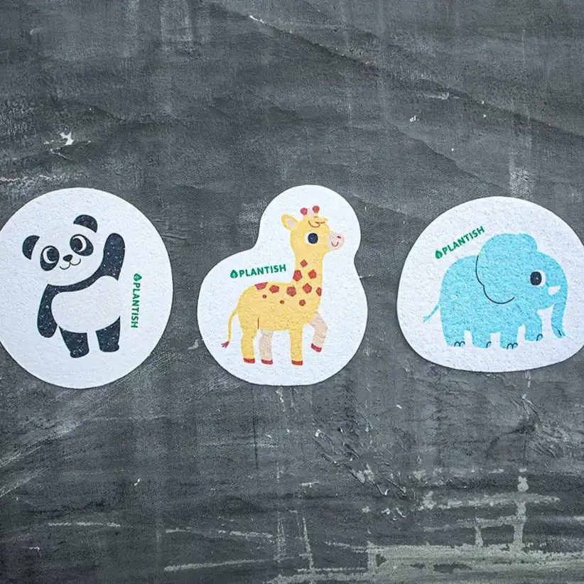 Endangered Species Pop Up Sponges