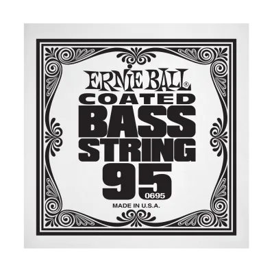 Ernie Ball 0695EB .095 Single Coated Nickel Wound Electric Bass String