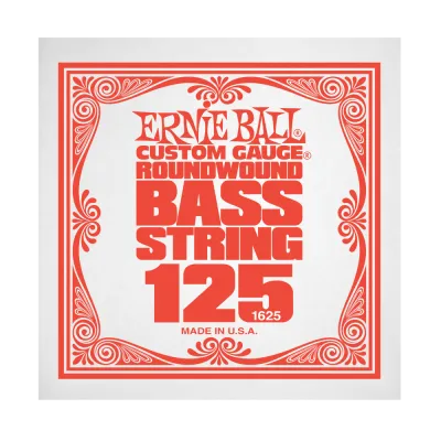 Ernie Ball 1625EB .125 Single Nickel Wound Electric Bass String