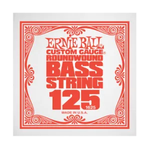 Ernie Ball 1625EB .125 Single Nickel Wound Electric Bass String