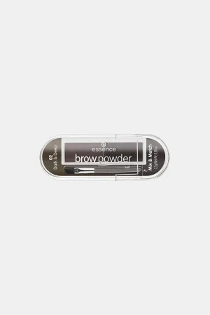 essence Brow Powder Set Eyebrow Stylist Duo Kit 02 Dark And Deep