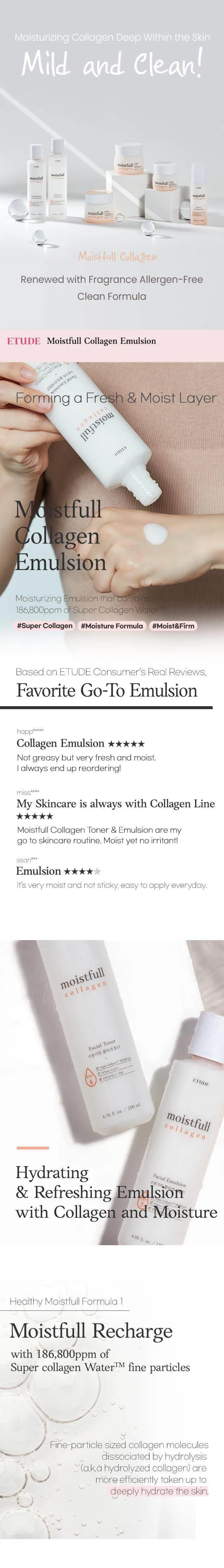 Etude House Moistfull Collagen Emulsion 180ml
