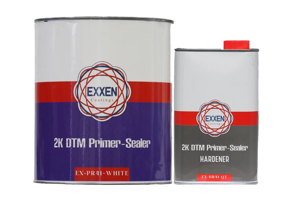 EXXEN COATINGS 2K DTM PRIMER SEALER GALLON W/QT HARDENER