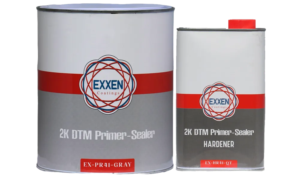 EXXEN COATINGS 2K DTM PRIMER SEALER GALLON W/QT HARDENER