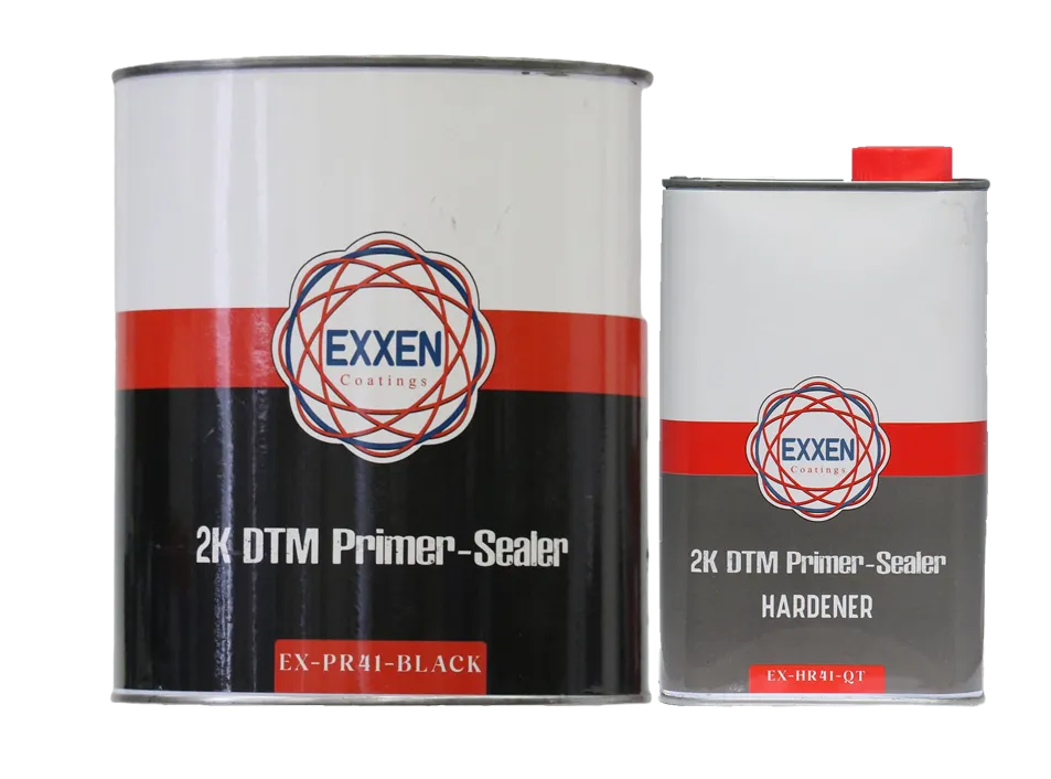 EXXEN COATINGS 2K DTM PRIMER SEALER GALLON W/QT HARDENER