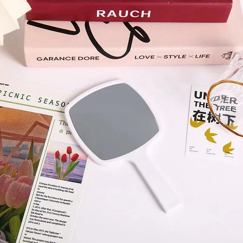 Eyelash Square Handheld Makeup Vanity Mirror