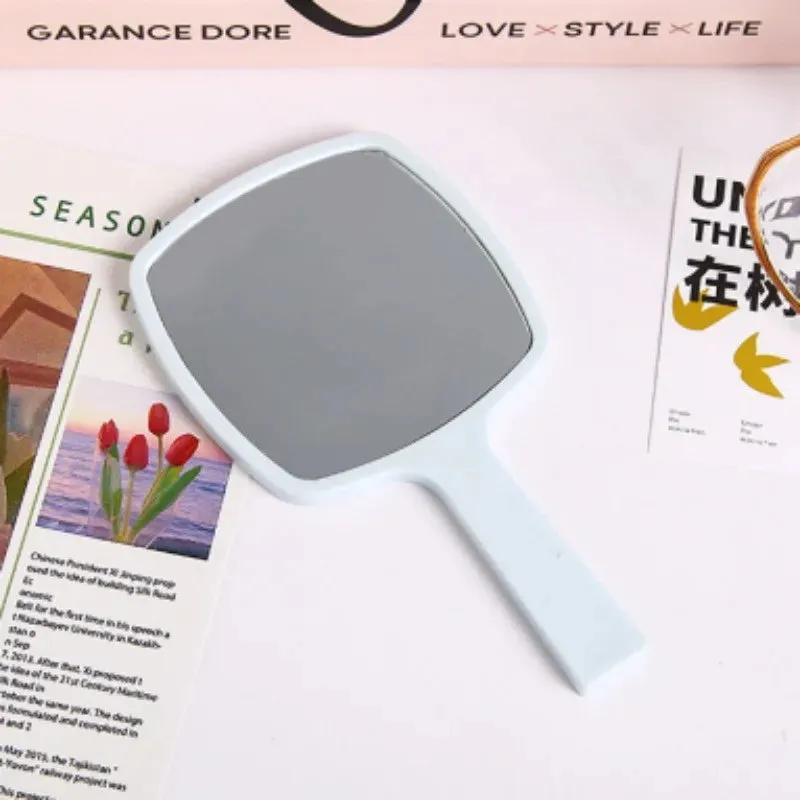Eyelash Square Handheld Makeup Vanity Mirror