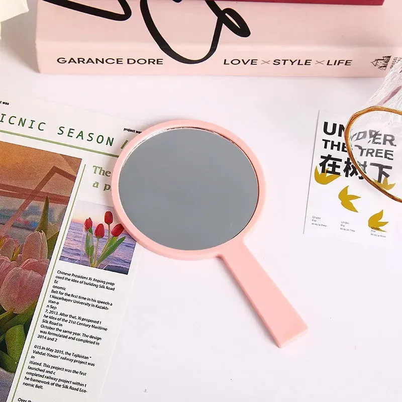 Eyelash Square Handheld Makeup Vanity Mirror