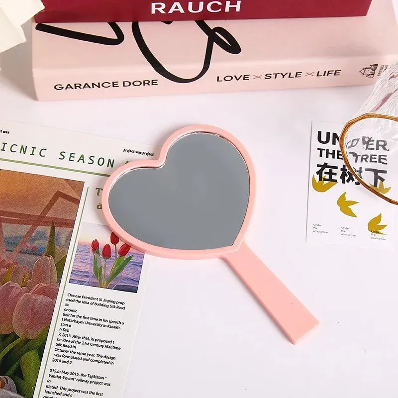 Eyelash Square Handheld Makeup Vanity Mirror