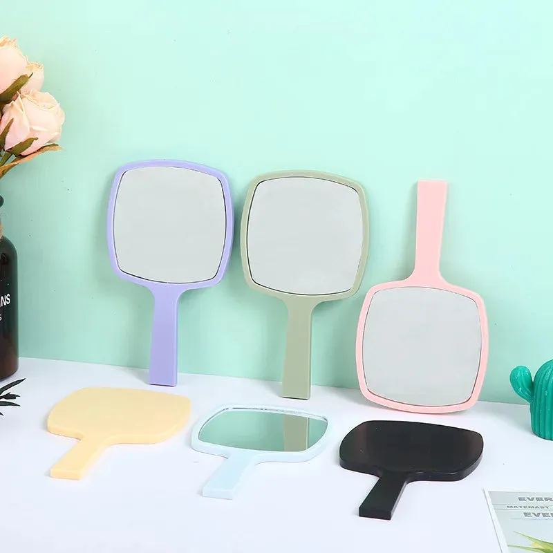 Eyelash Square Handheld Makeup Vanity Mirror