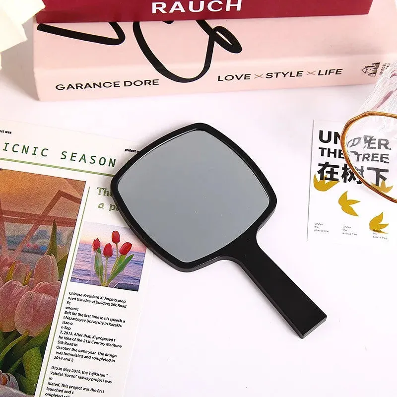 Eyelash Square Handheld Makeup Vanity Mirror