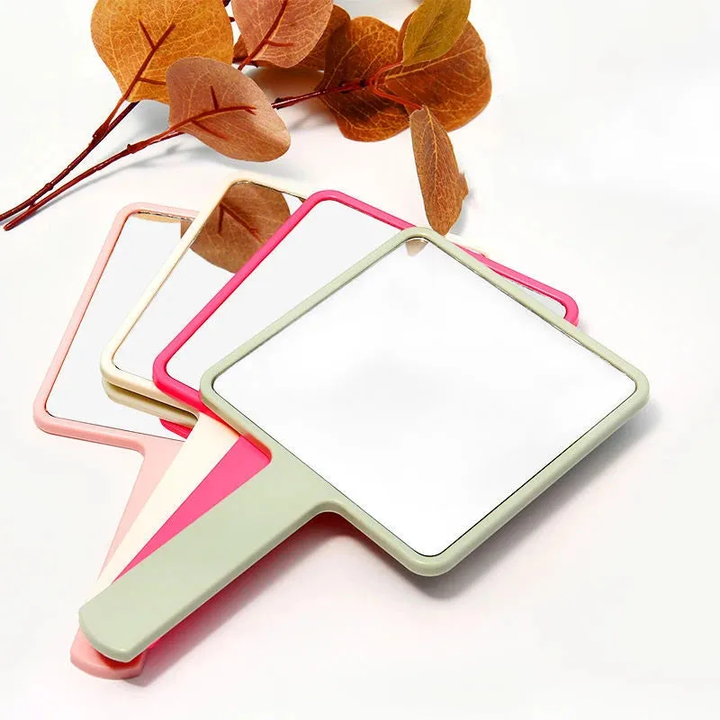 Eyelash Square Handheld Makeup Vanity Mirror