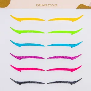 Eyeliner Sticker Basic Neon 6 Pairs