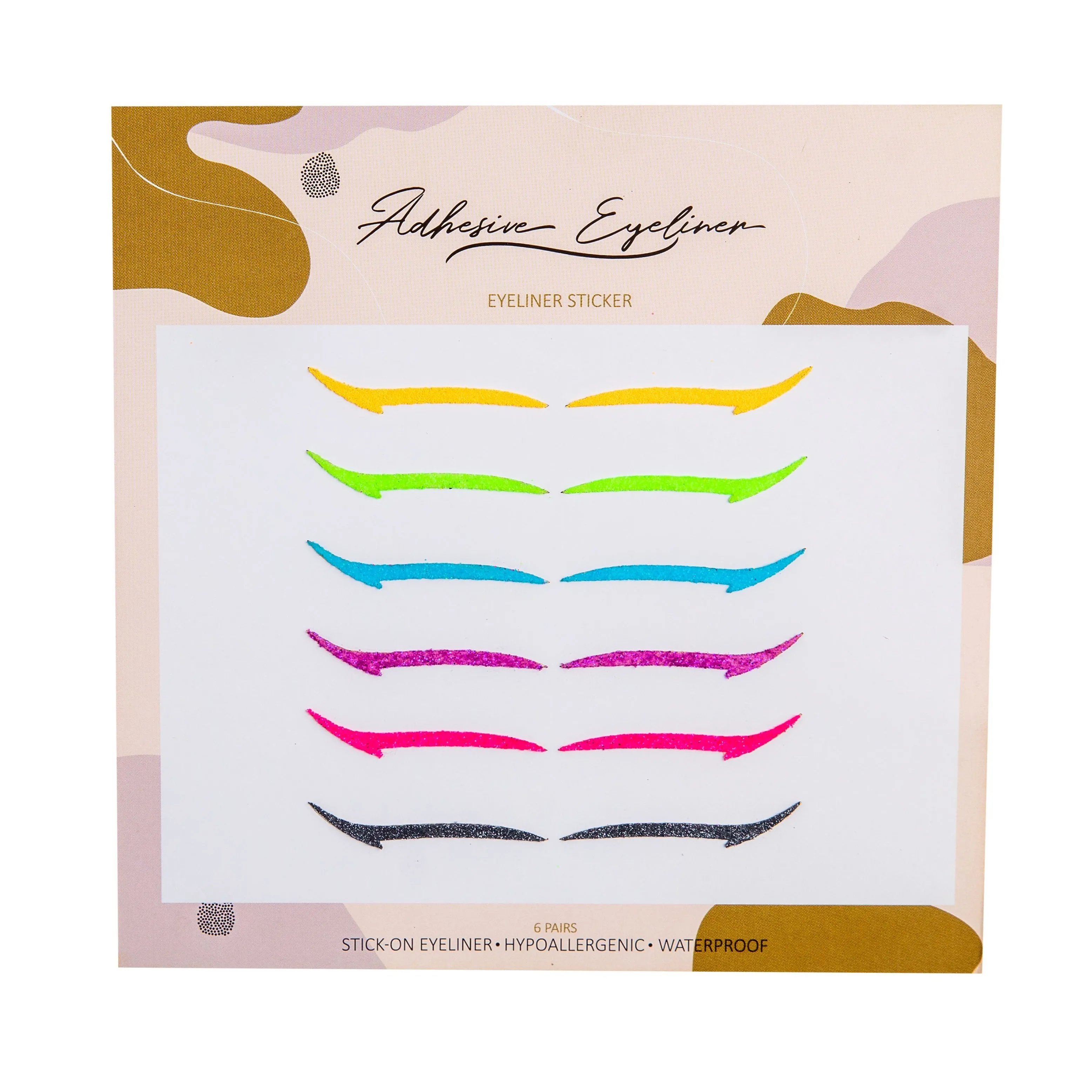 Eyeliner Sticker Basic Neon 6 Pairs