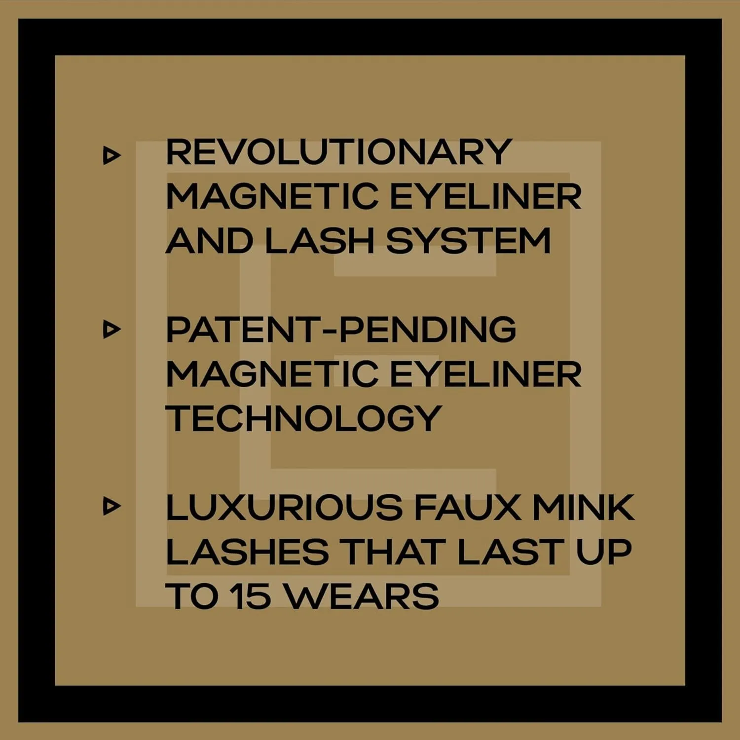 Eylure London Pro Magnetic Eyeliner & Lash System Faux Mink Dramatic 5 Magnets 0.084oz/ 2.5ml