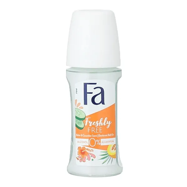 FA FRESHLY FREE MELON & CUCUMBER ROLL ON 50ML