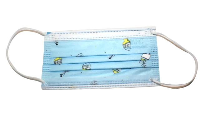Face Mask - MAFC Kids Level 1 3-Ply Blue or Pink Design Earloop, MAFC3PL2