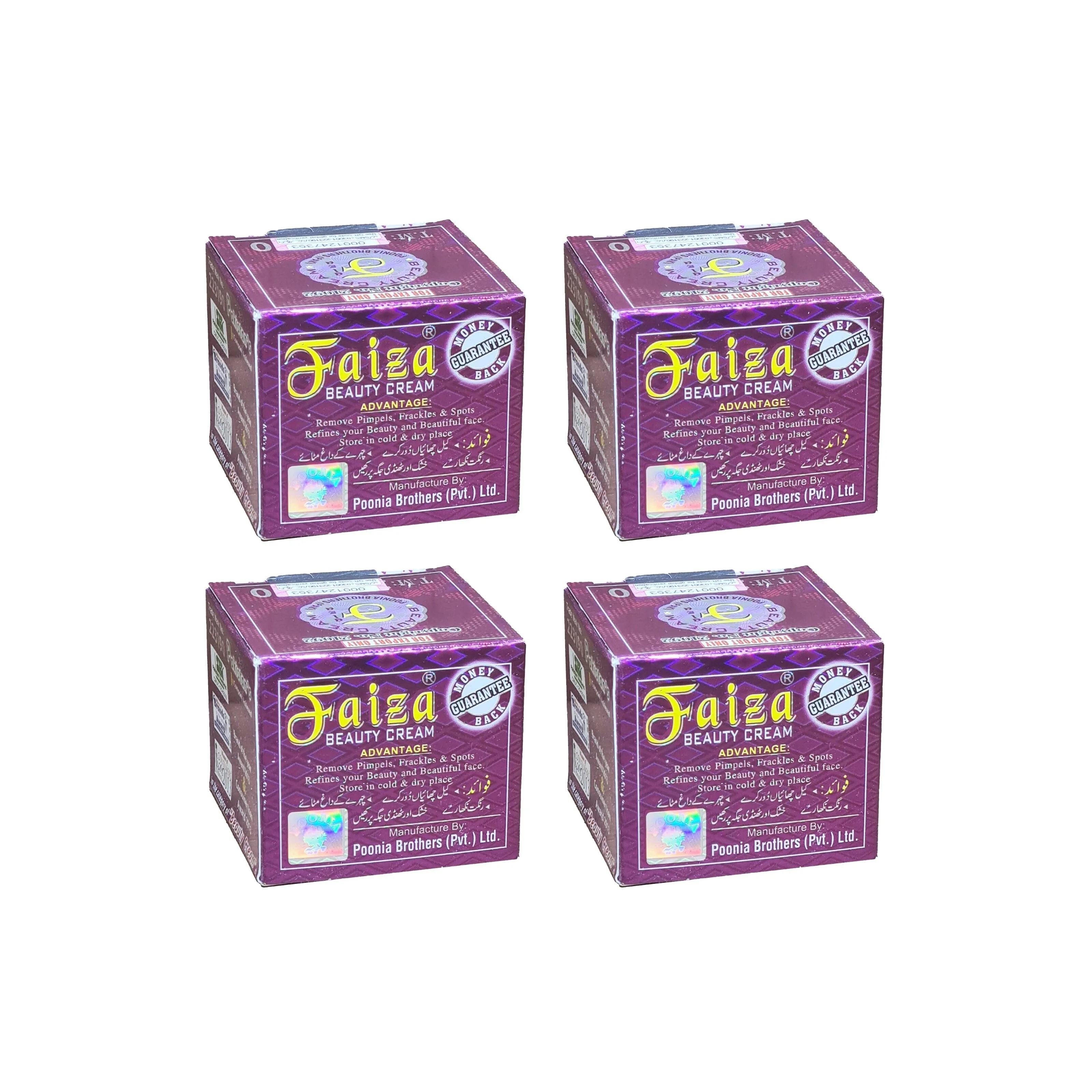 Faiza Beauty Cream - 50g (Pack Of 4)