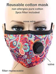 Fashion Forward Breathable Mask with filters