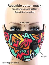 Fashion Forward Breathable Mask with filters
