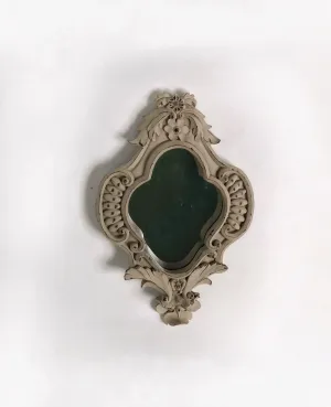 Florentine White Hanging Mirror