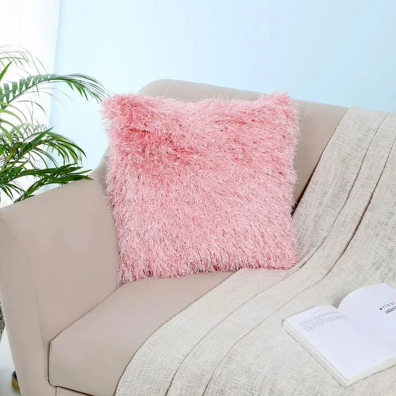Fluffair Faux Fur Cushion Cover - Pink