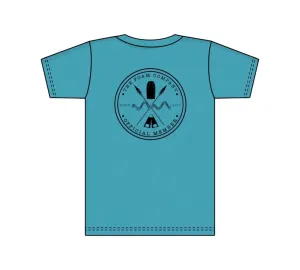 Foam Co: Official Member T-shirt (Galapagos Blue/ Black Ink)