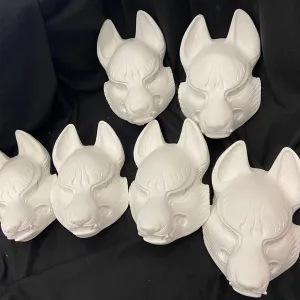 FOX MASK BLANK- READY TO SHIP