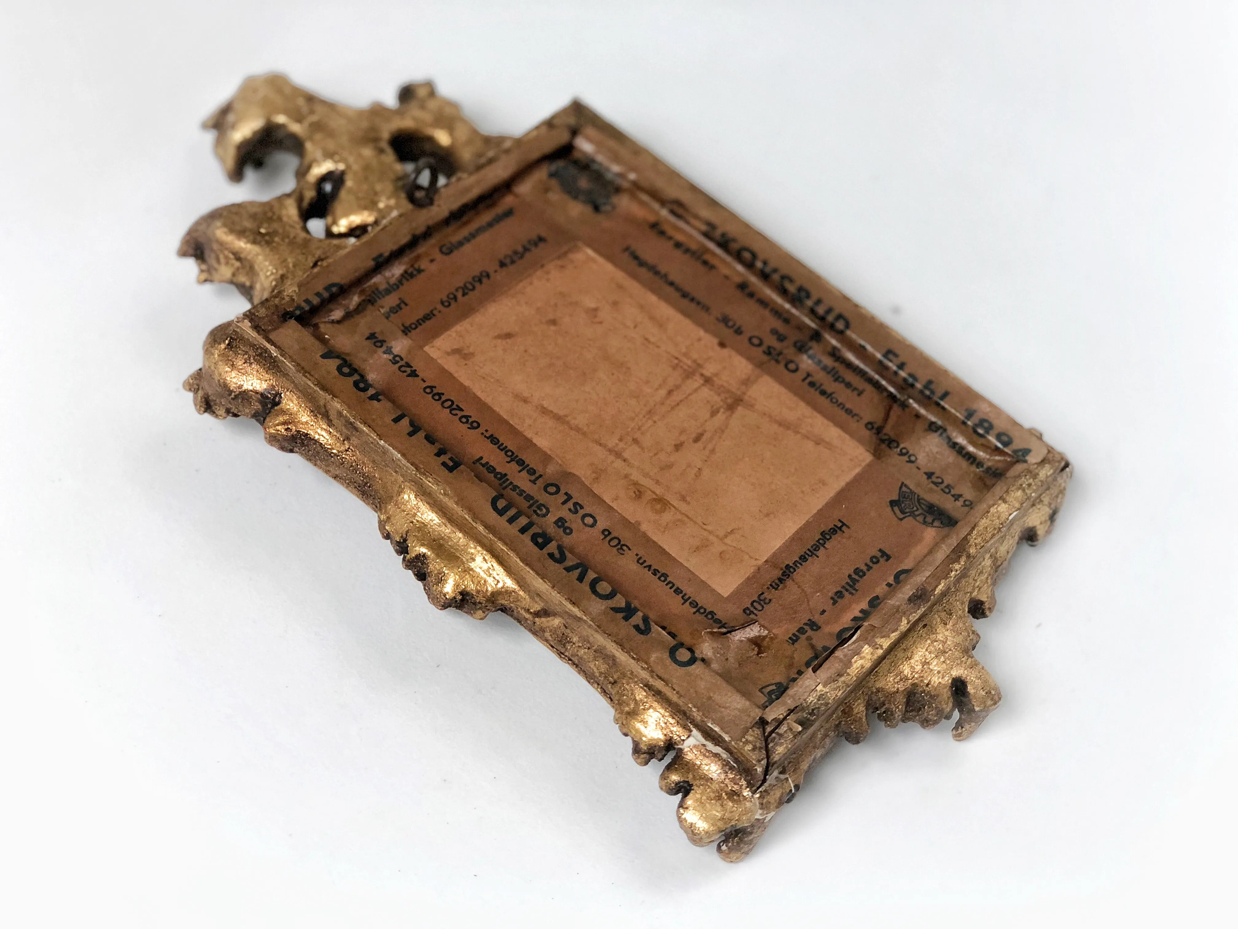 French Victorian Hanging Mirror