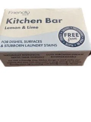 Friendly Soap -Kitchen Bar - Lemon and Lime