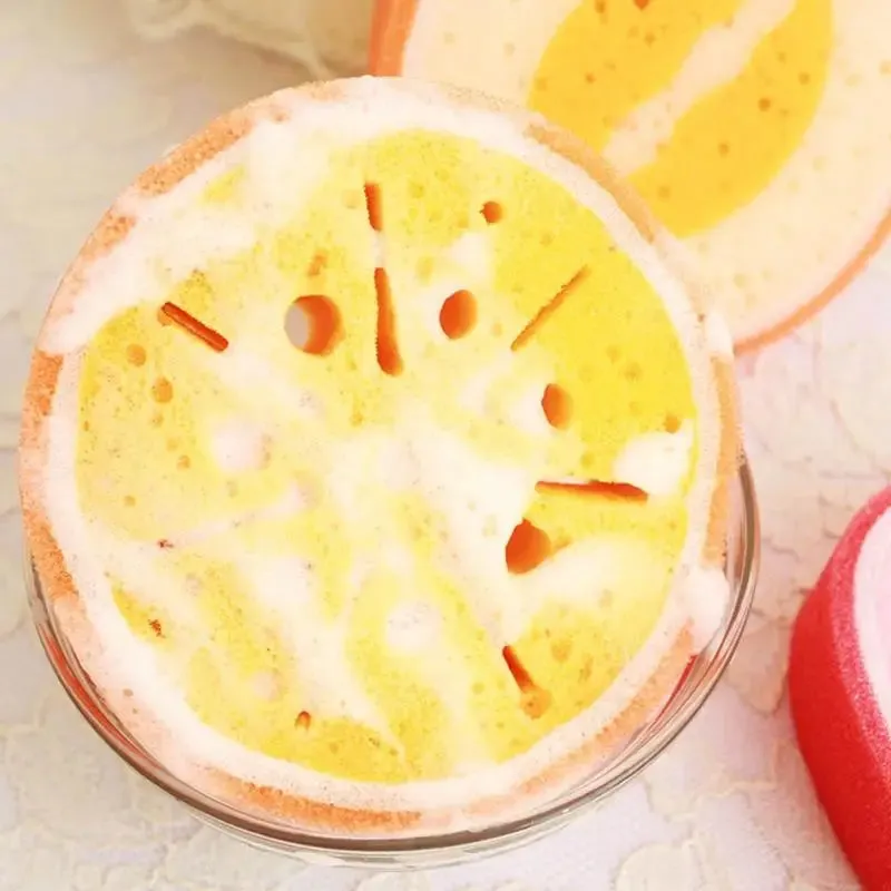 Fruity Exfoliating Bath Sponge Set