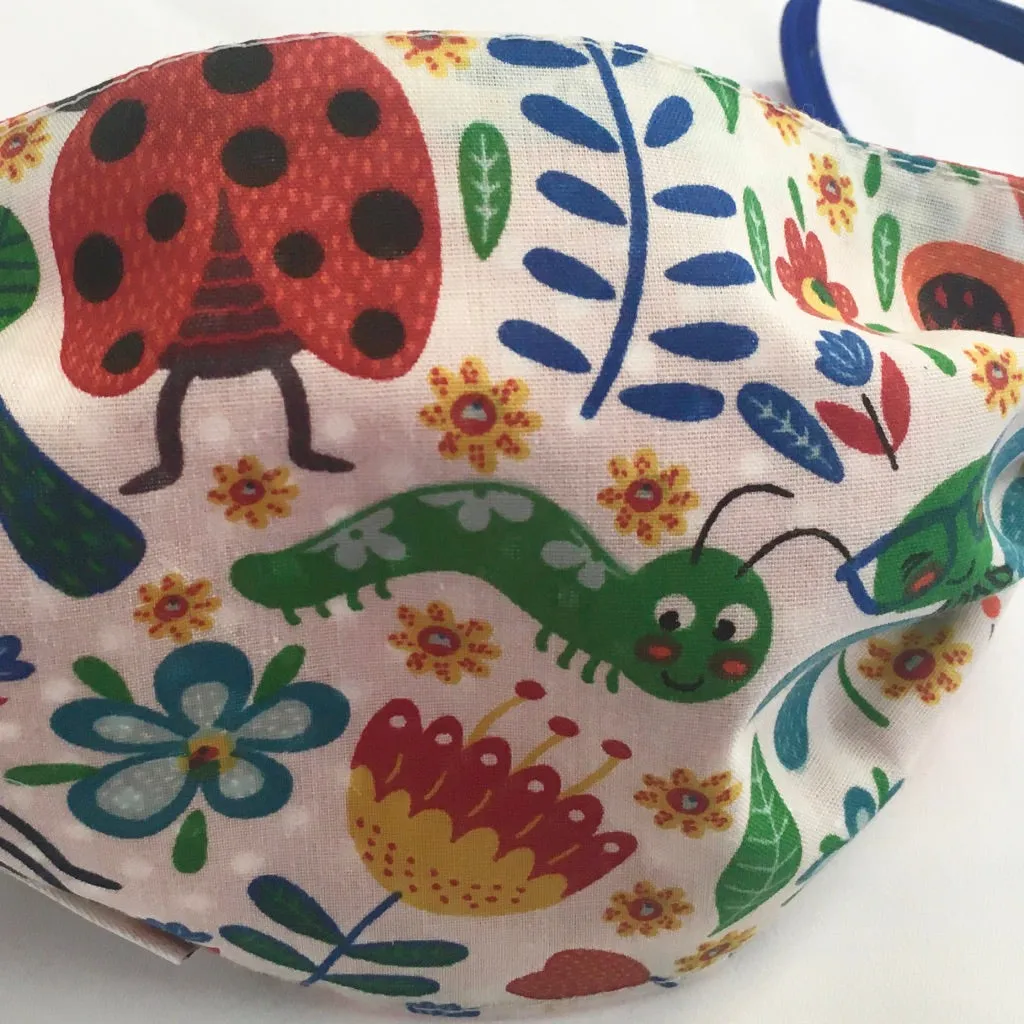 Fun Kids Surgical-Style Face Mask Bugs