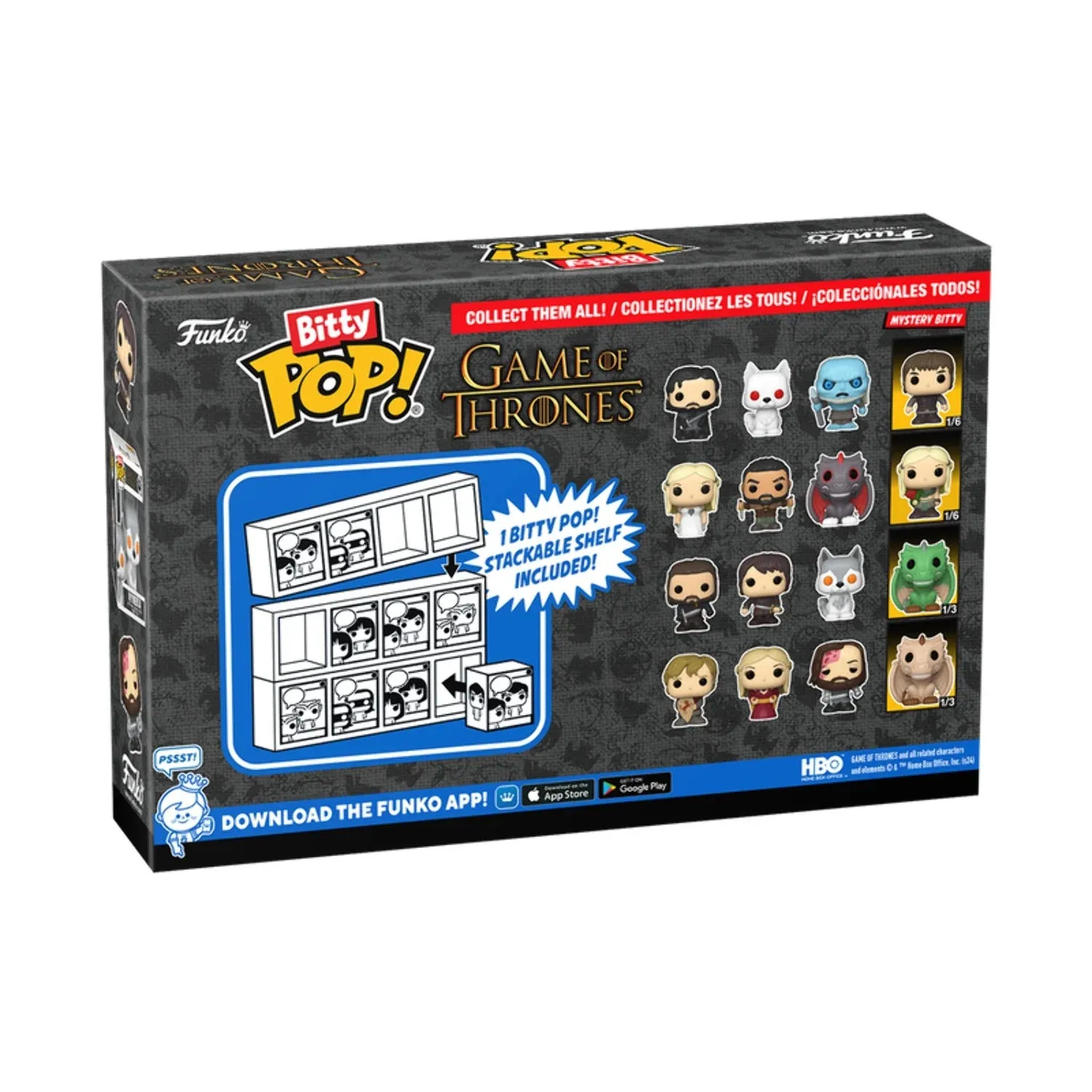 Funko Game of Thrones Bitty POP! Jon Snow Micro Figure 4-Pack