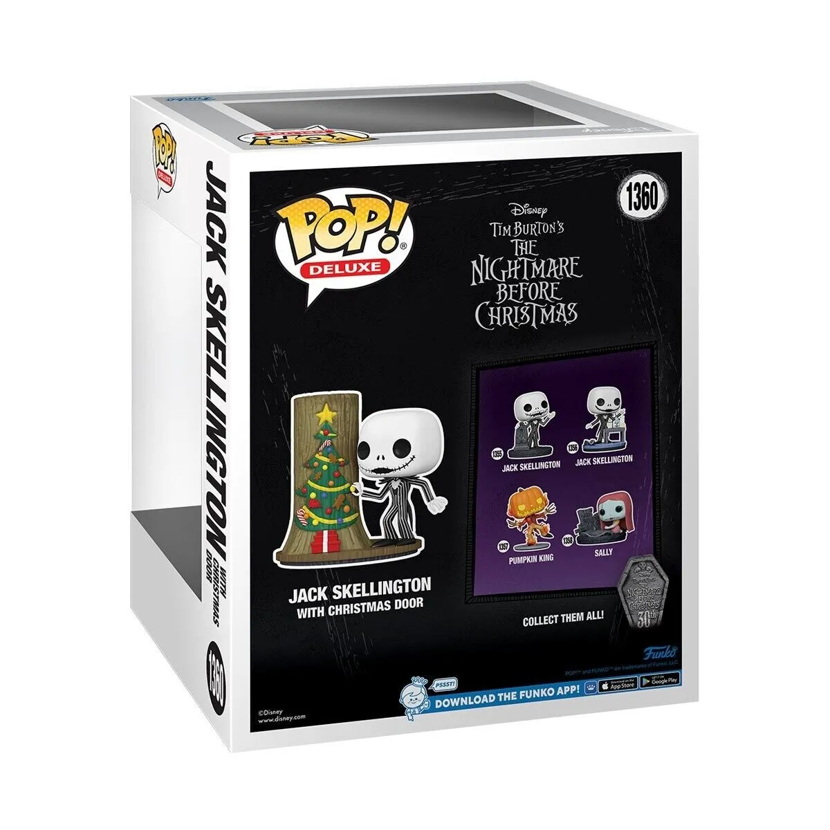 Funko POP! Deluxe: The Nightmare Before Christmas - Jack Skellington Christmas Town Door Vinyl Figure