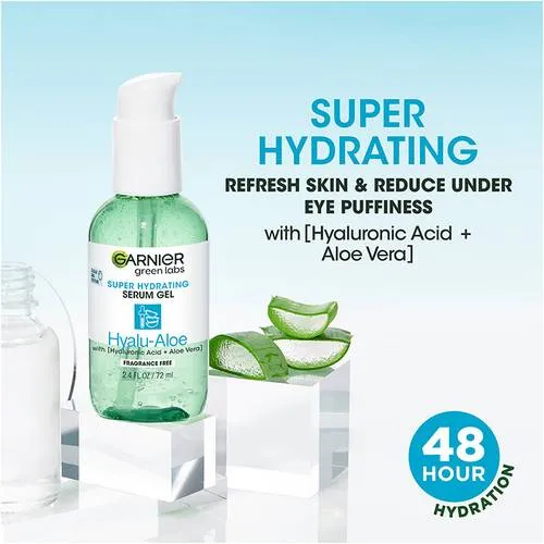 GARNIER Green Labs Super Hydrating 3 In 1 Serum Gel 48 h Moister   Serum   Eye Gel Hyalu   Aloe