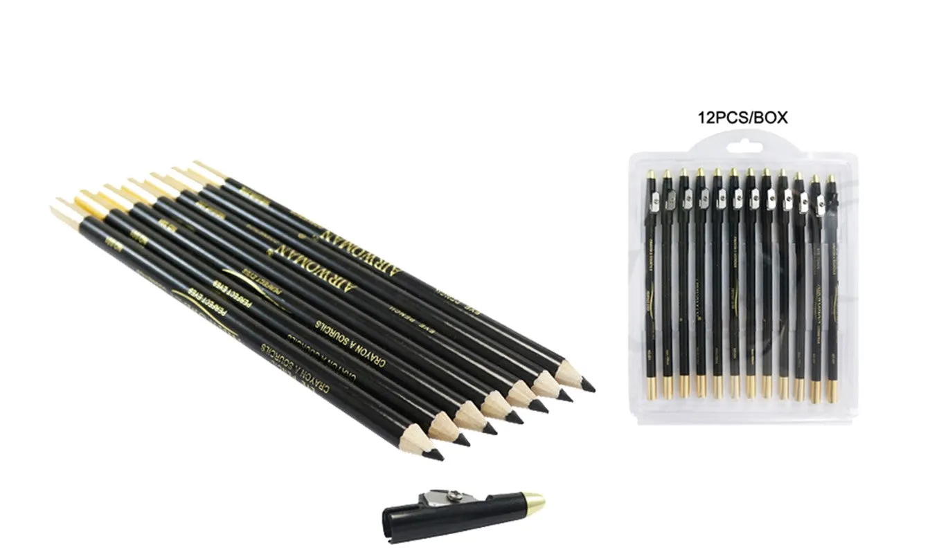 GCI26 7' EYELINER W/ SHARPENER JAR 6DZ/24JAR/CS