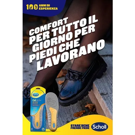 Gel Activ Professional women's insoles, sizes 38-42, Scholl