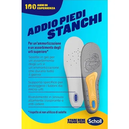 Gel Activ Professional women's insoles, sizes 38-42, Scholl